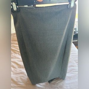 Sophisticated Express Pencil Skirt in Gray - Size 12